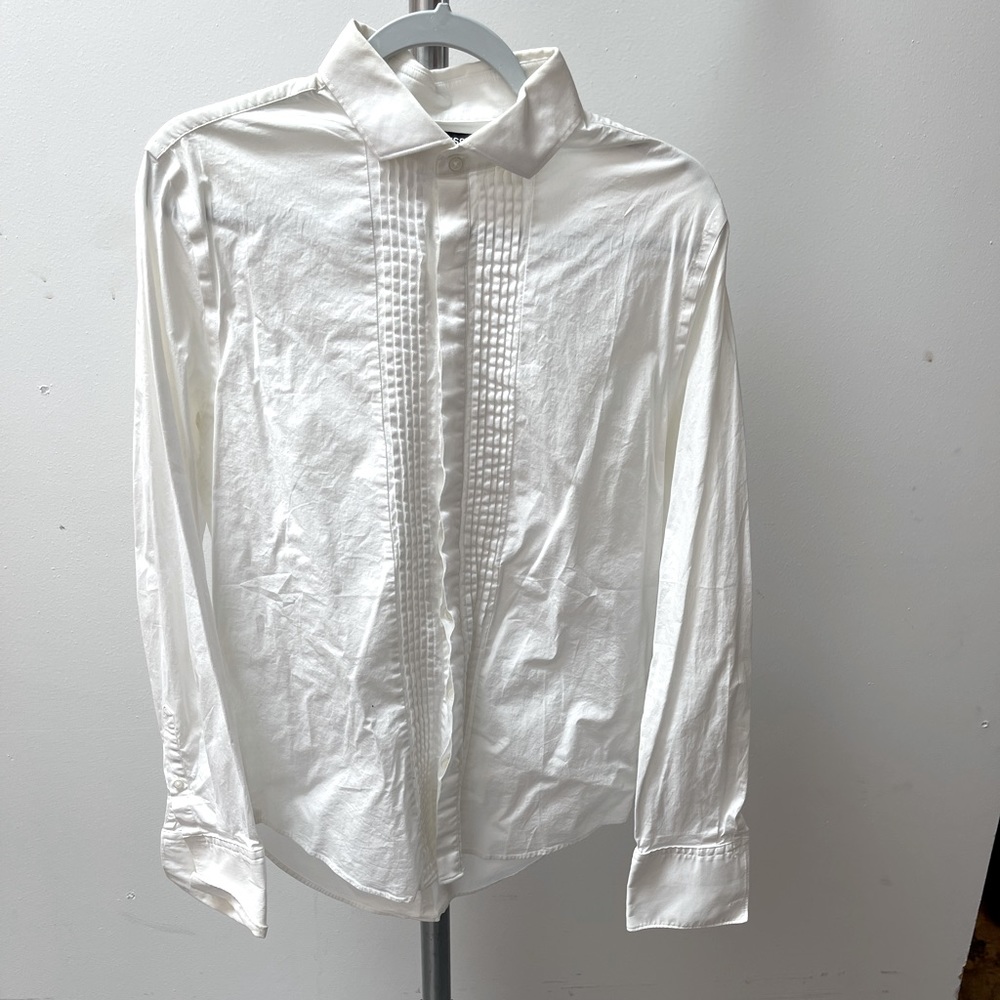 Men’s Express  Slim Dress White Shirt size M